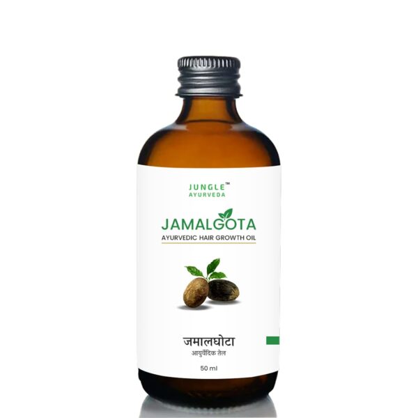 Jamalgota Ayurvedic Hair Oil 50 ml | Hair Fall Control and Hair Growth with Camphor & Coconut Oil - Nourishes Scalp & Stimulates Roots for Men & Women - Image 2