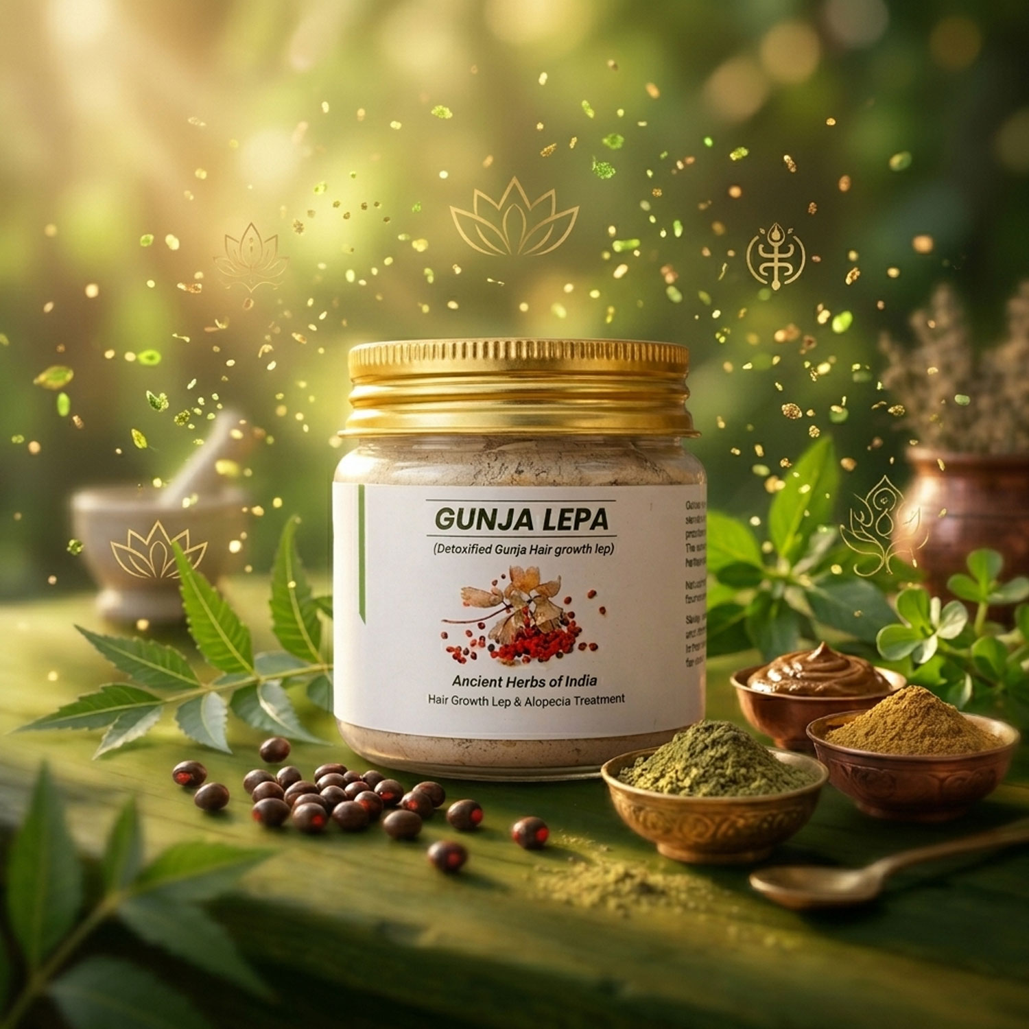 Gunja ratti lepa For Hair Growth | Gunja lepa for men and Women | Gunja Lep for Alopecia Treatment | Gunja Detoxified lepa