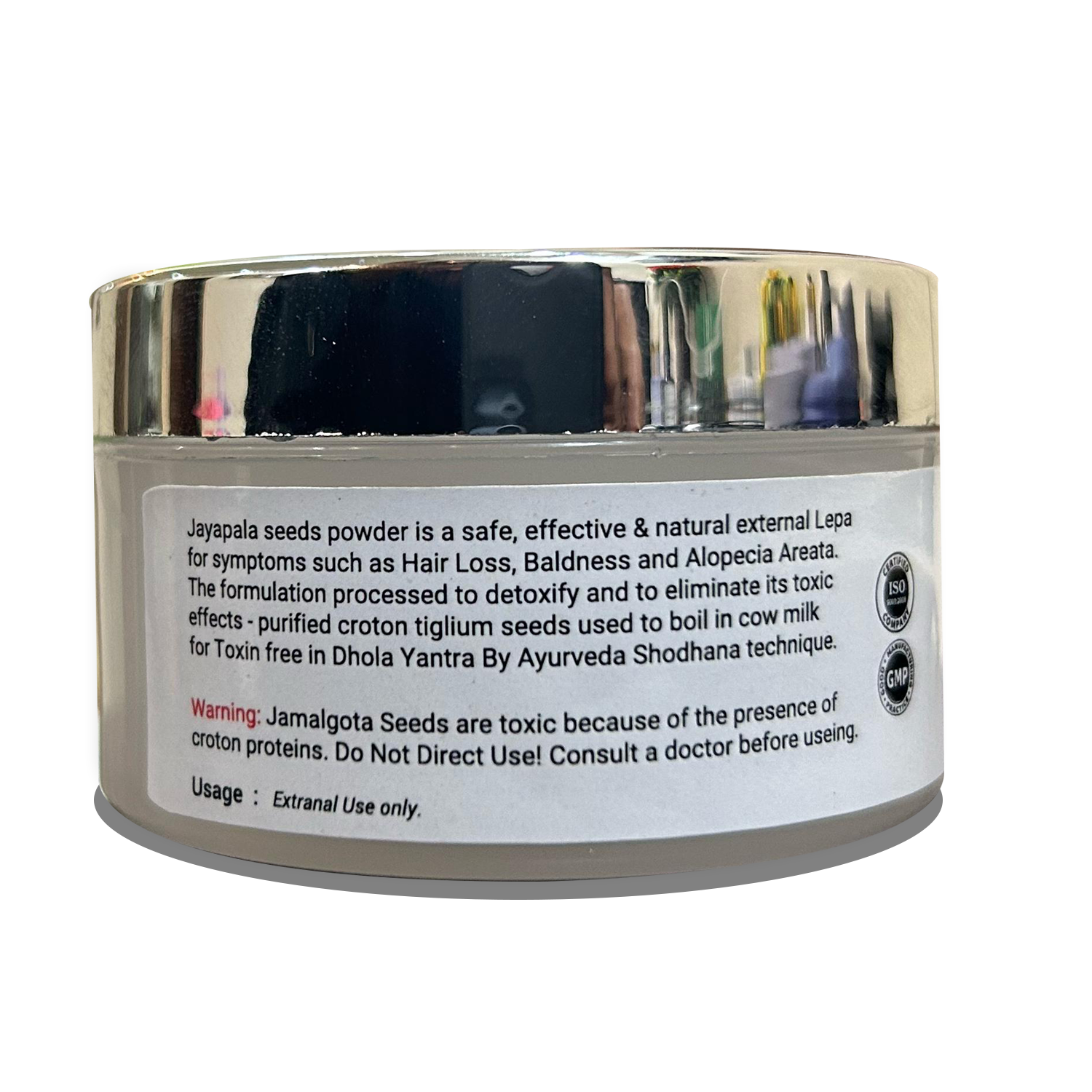 Jamalgota Detoxified Hair Lep Powder – Herbal Anti-Hair Fall & Scalp Purifying Pack for Stronger Roots and Thicker-Looking Hair