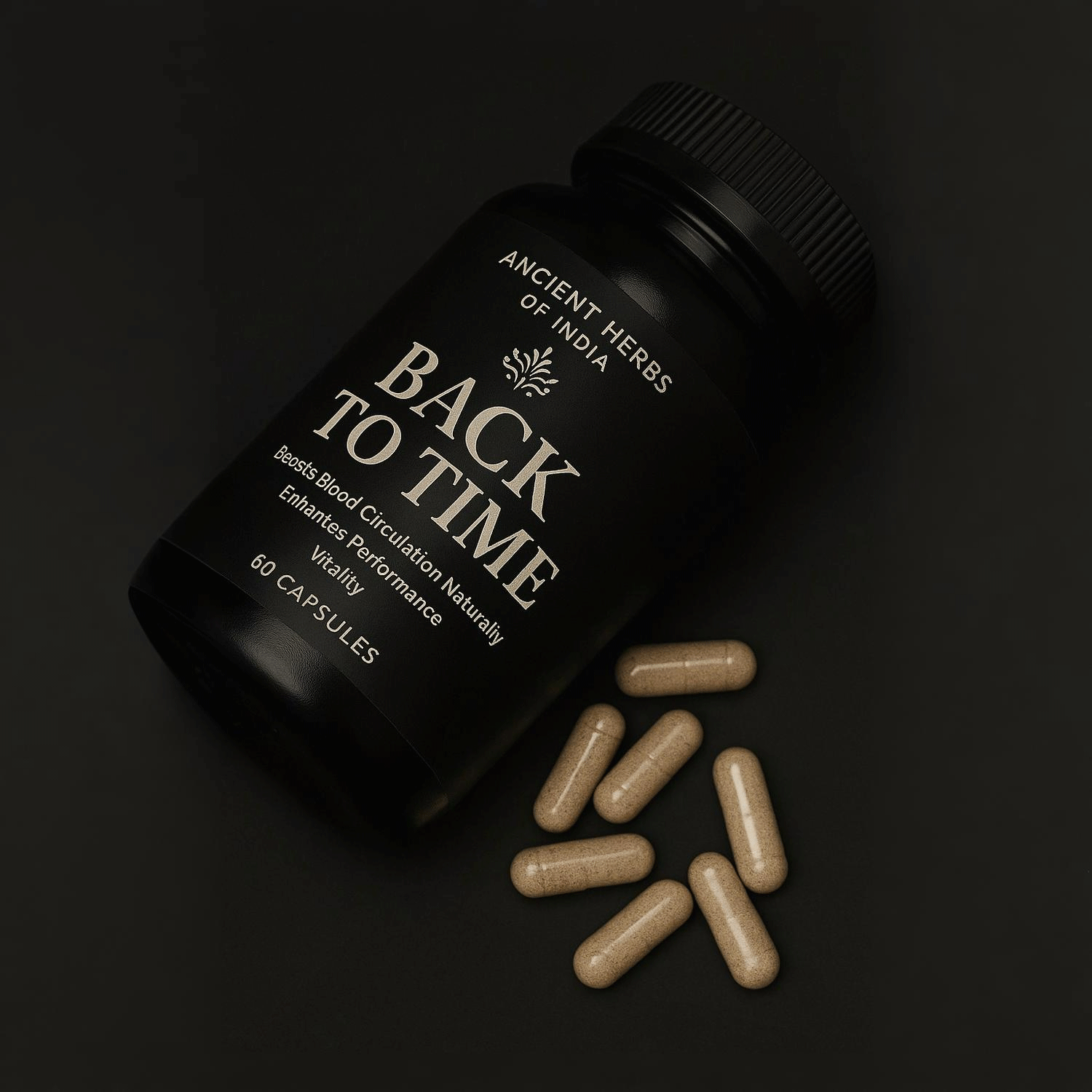 Back To Time Capsules – Men’s Vitality & Stamina Support Supplement | Wellness Formula for Energy, Performance Confidence & Daily Strength | 60 Capsules