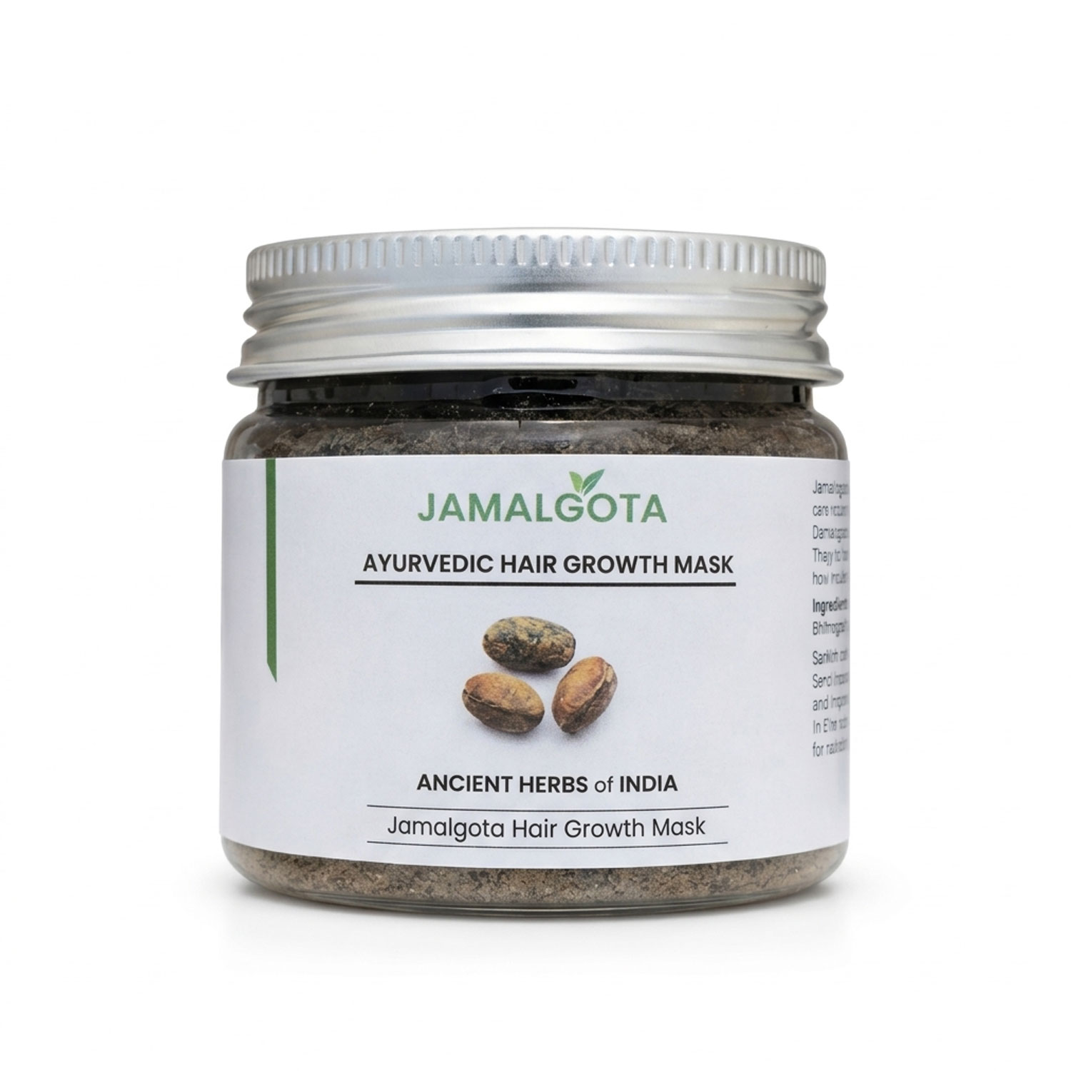 Jamalgota Powder for Hair Growth (Milk Detoxified); Ayurvedic Scalp Treatment Mask; Supports Hair Regrowth & Alopecia Care; Follicle Activation; Herbal Hair Growth Powder; External Use (Pack of 2)