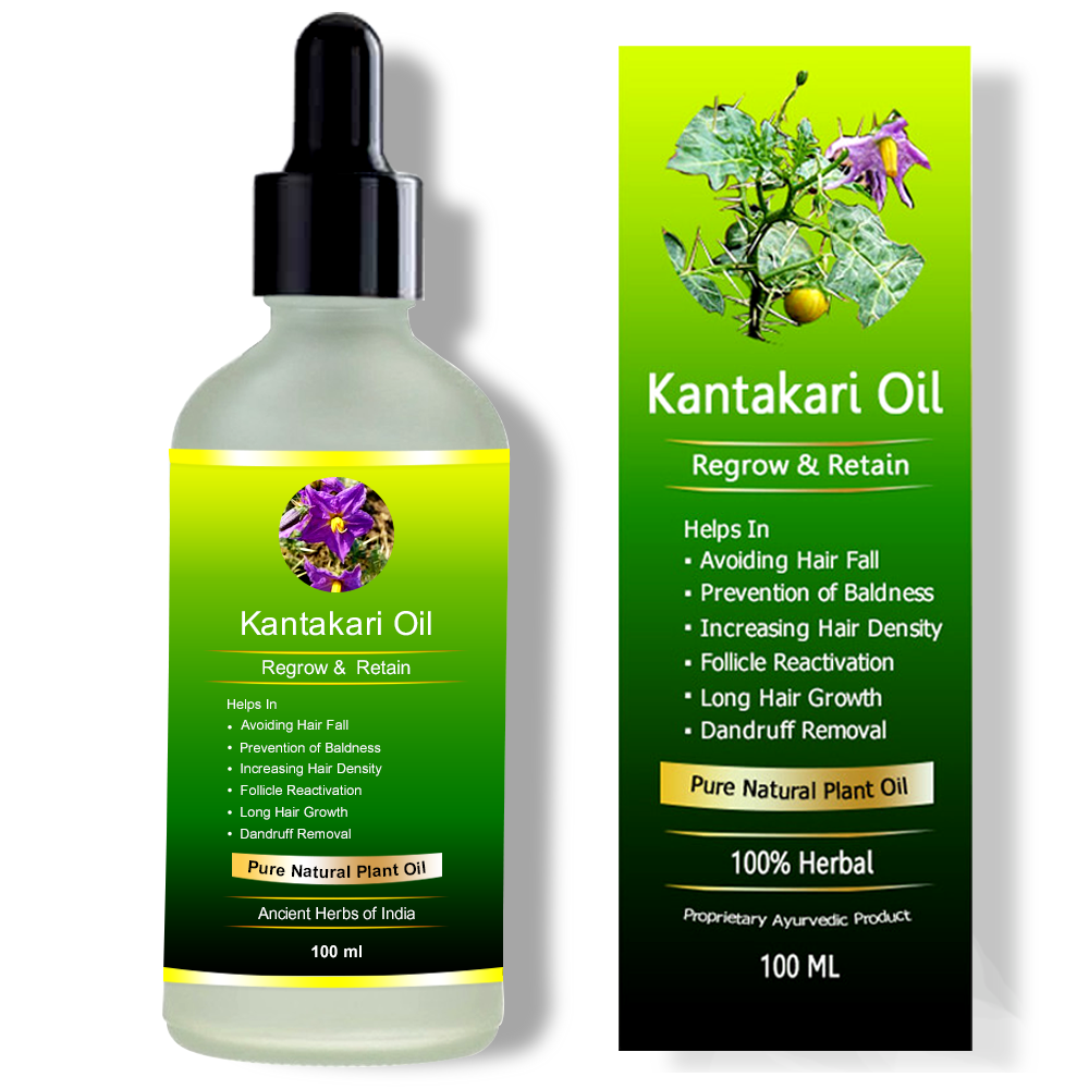 No need for hair transplant | अब हेयर ट्रांसप्लांट की जरूरत नहीं Ayurvedic Kantakari Oil (कंटकारी तेल).