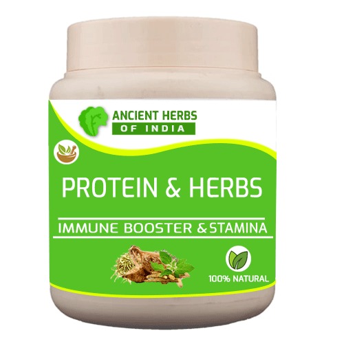 ANCIENT HERBS OF INDIA Protein & Herbs (12+ zadi buties) Immune Booster / Stamina