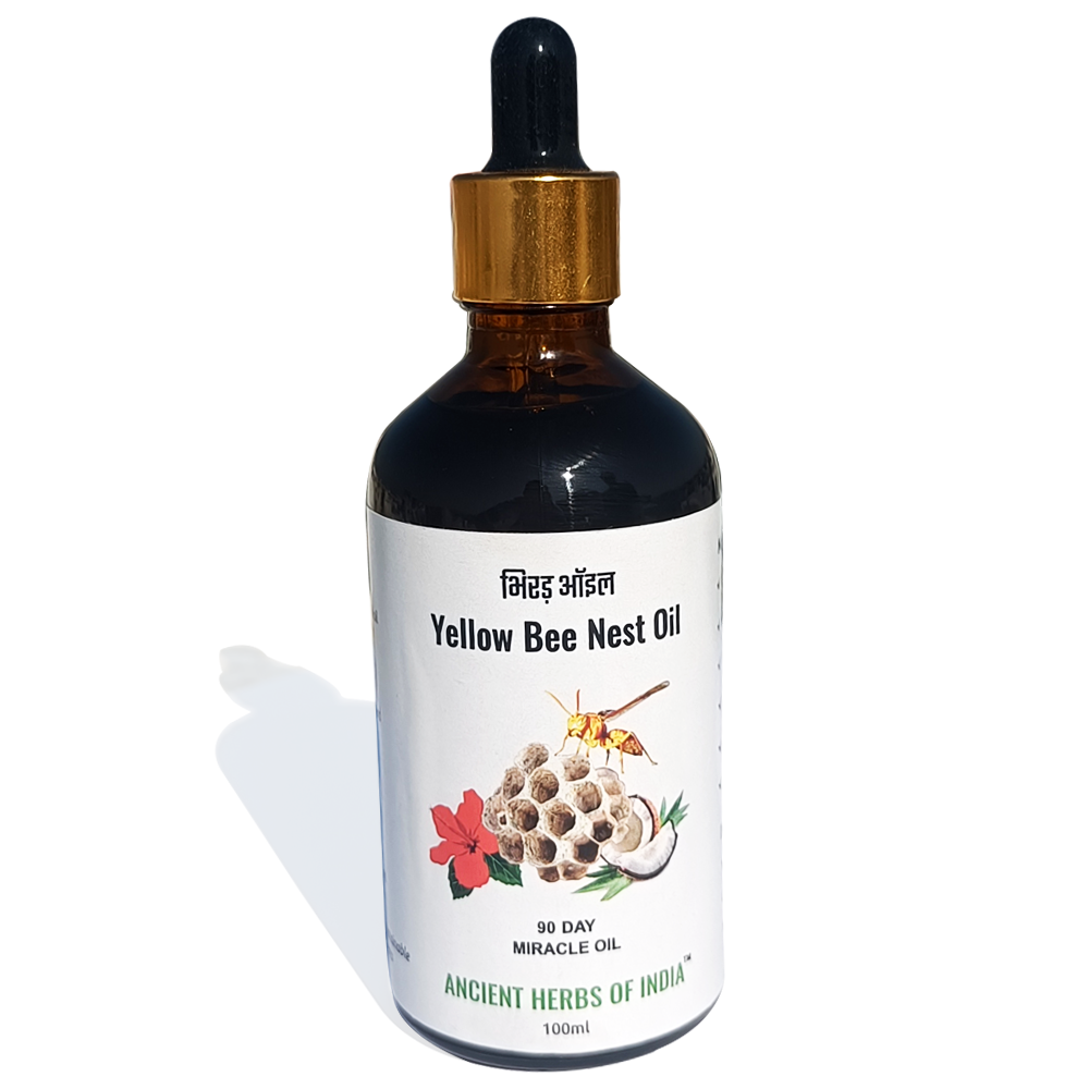 Yellow bee Nest oil 100 ml ततैया भिरण छत्तै का तेल