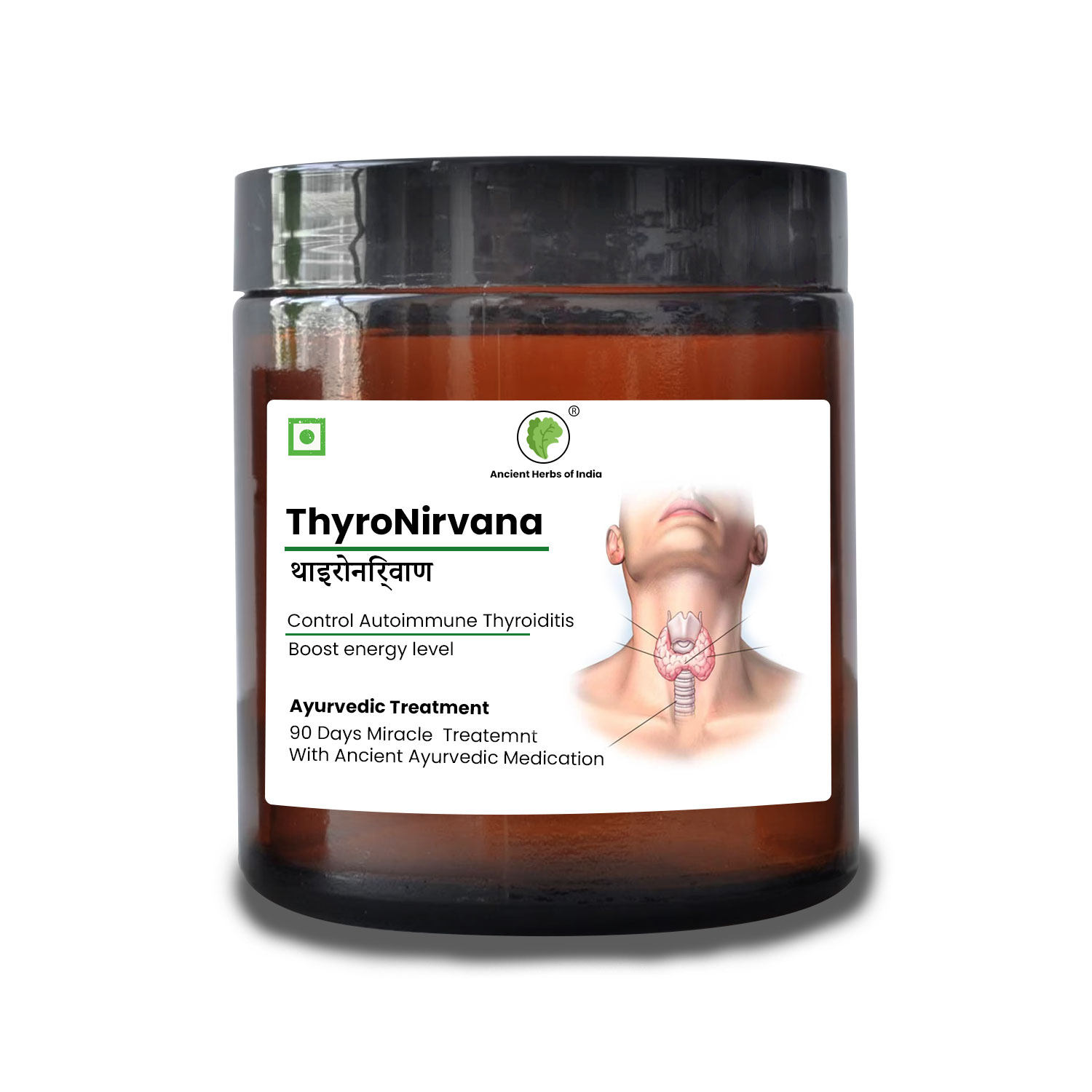 Thyronirvana Powder For Thyriod to Control and Complete root cause Medicine for 90 days